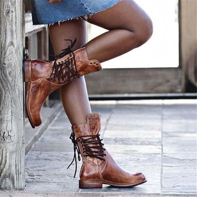 Bottes en Cuir Aruna Tahi - Élégance et Confort au Quotidien