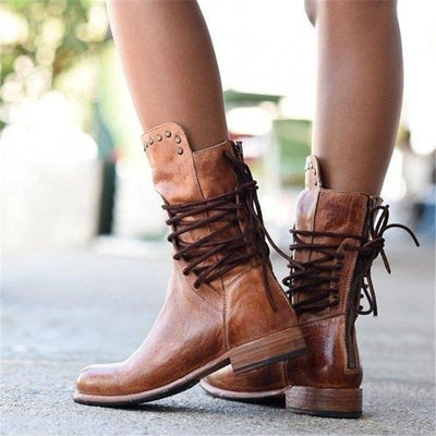 Bottes en Cuir Aruna Tahi - Élégance et Confort au Quotidien