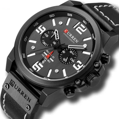Montre à quartz tendance et décontractée