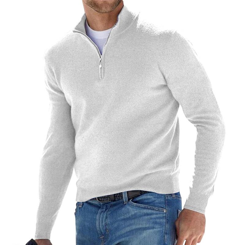 Erik™ | Pull  En Laine avec Fermeture Zippée