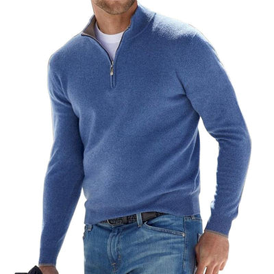 Erik™ | Pull  En Laine avec Fermeture Zippée