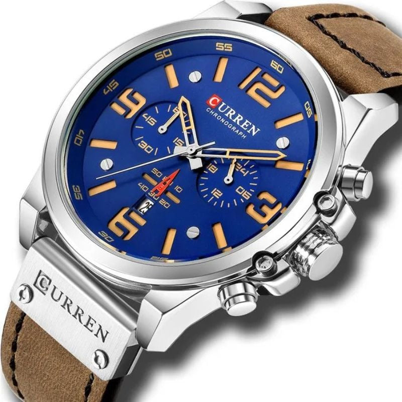 Montre à quartz tendance et décontractée