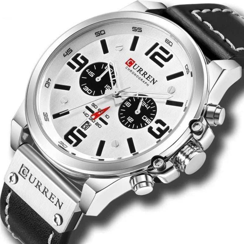 Montre à quartz tendance et décontractée