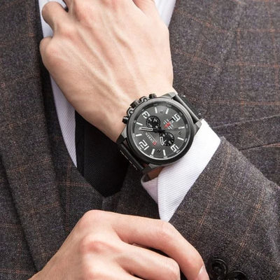 Montre à quartz tendance et décontractée