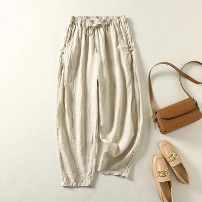 Pantalons en lin Sofia