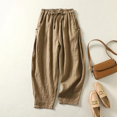 Pantalons en lin Sofia