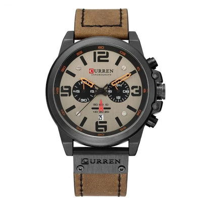 Montre à quartz tendance et décontractée
