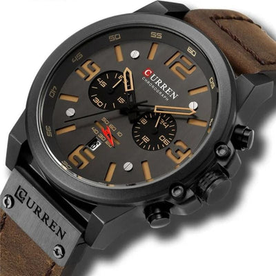 Montre à quartz tendance et décontractée