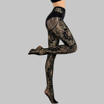 GlamNet™ Collants en Résille Style Tatoo | Taille Unique