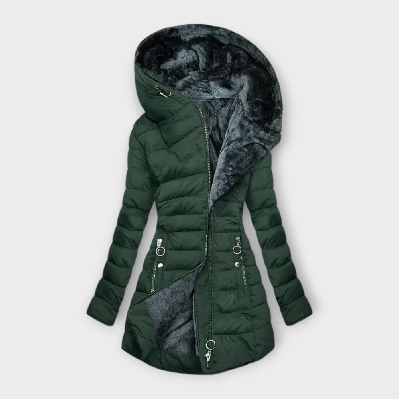 Kori - Manteau en fausse fourrure douillette