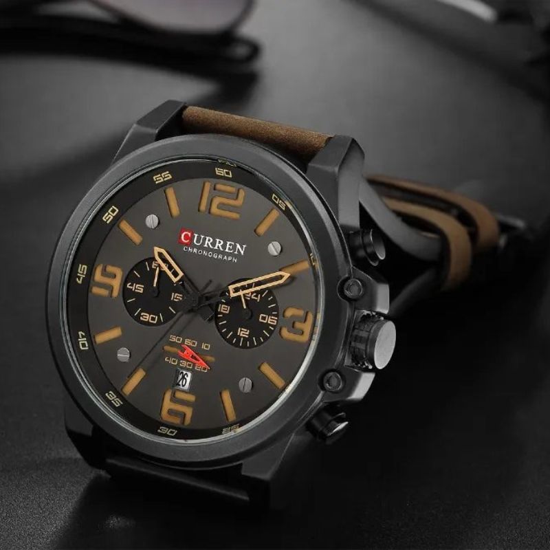 Montre à quartz tendance et décontractée