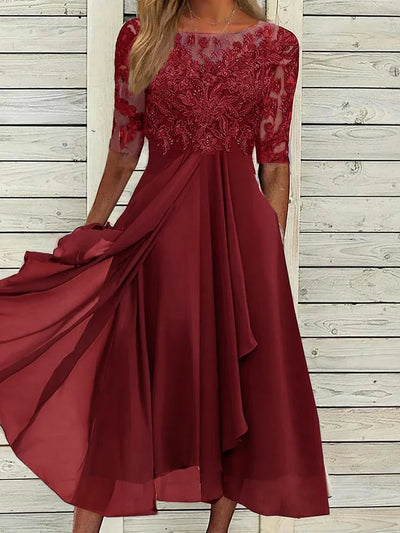 Robe midi en dentelle Scarlett™