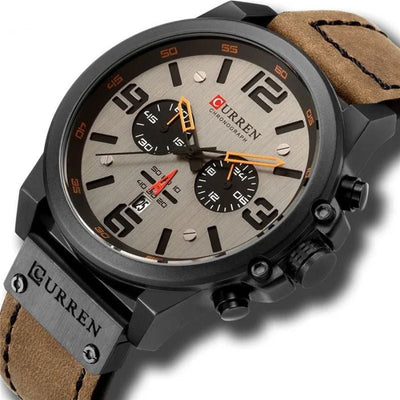 Montre à quartz tendance et décontractée