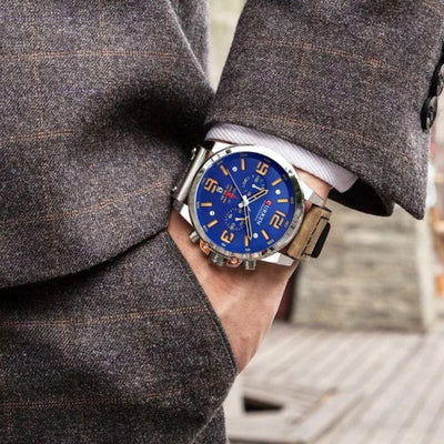 Montre à quartz tendance et décontractée