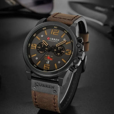 Montre à quartz tendance et décontractée