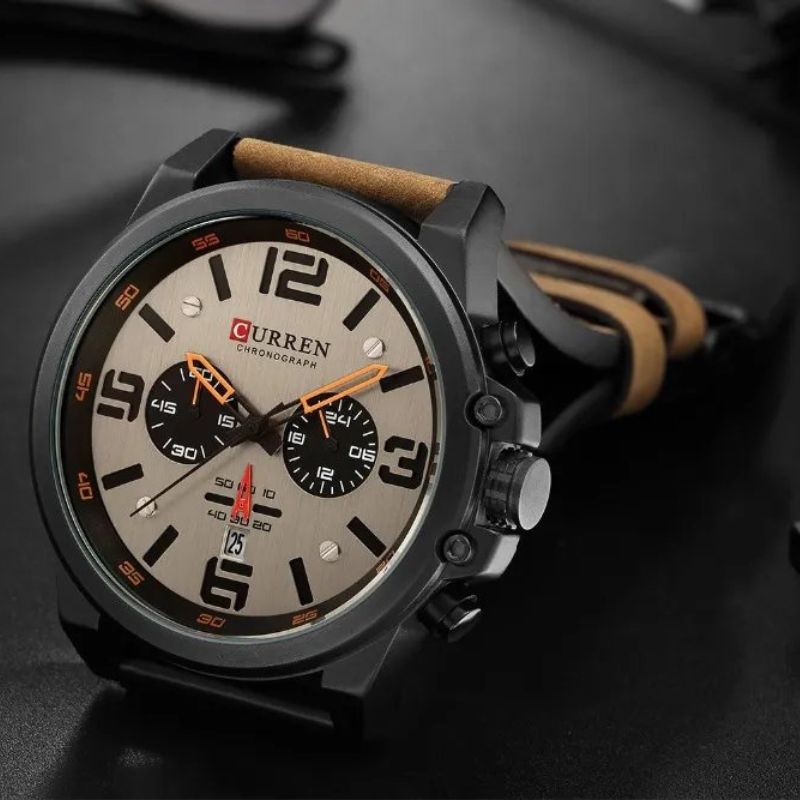 Montre à quartz tendance et décontractée