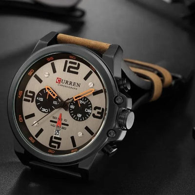Montre à quartz tendance et décontractée