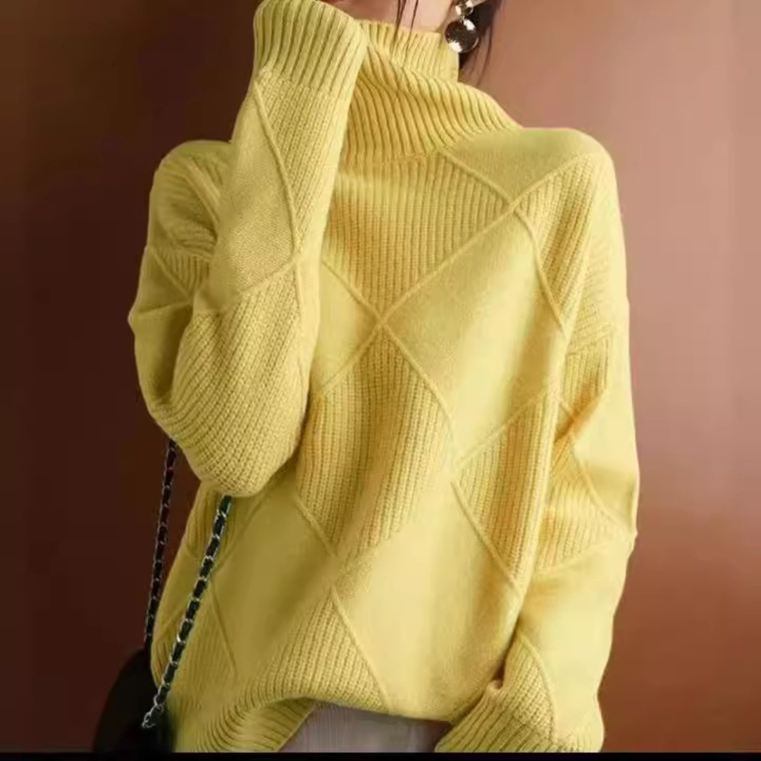 Pull à col roulé, Doux, intemporel, élégant