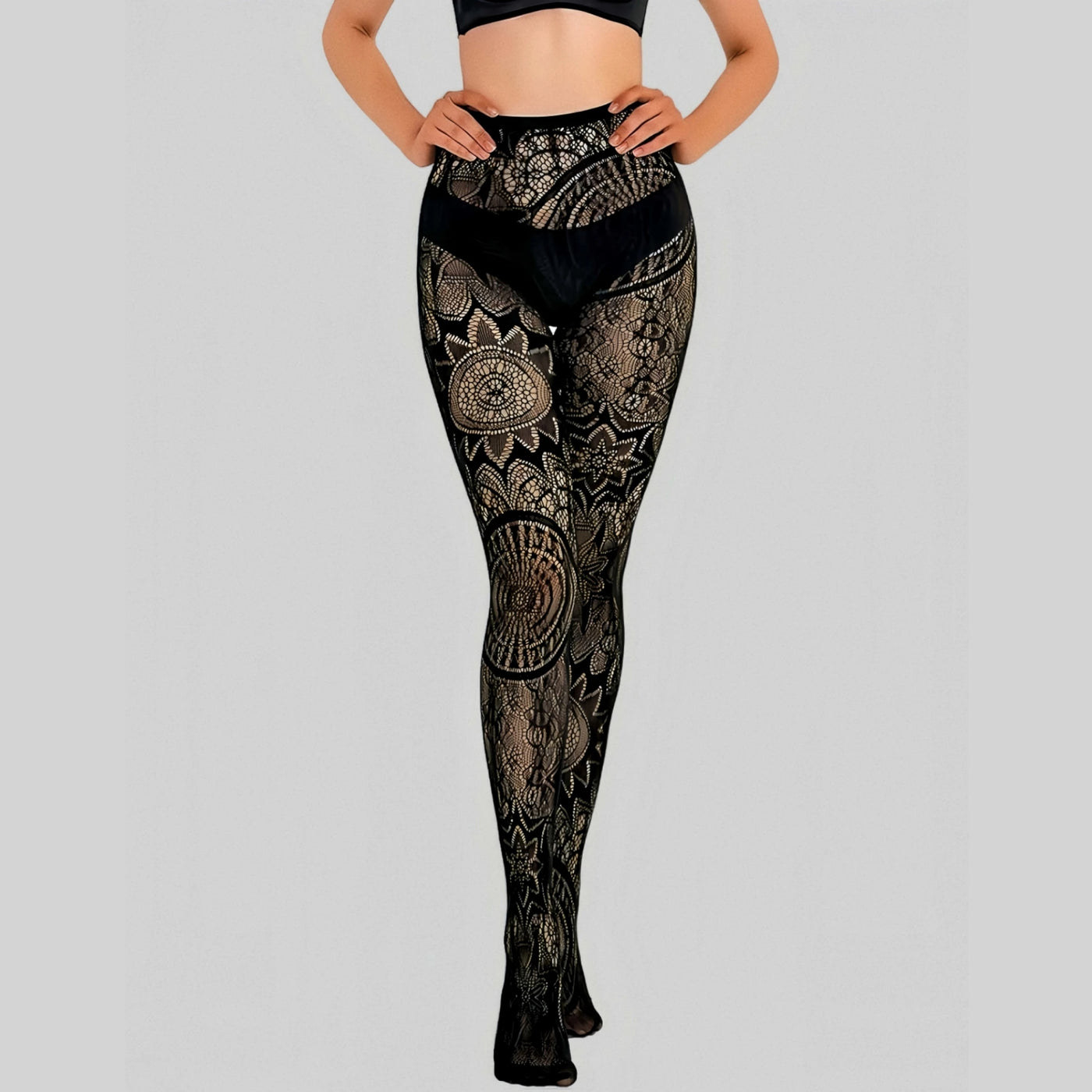 GlamNet™ Collants en Résille Style Tatoo | Taille Unique
