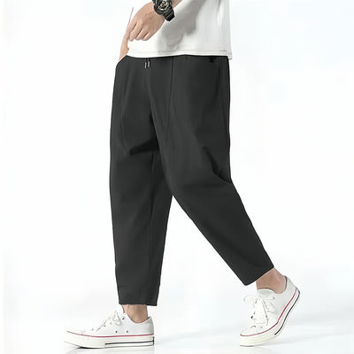 Pantalons en coton décontractés