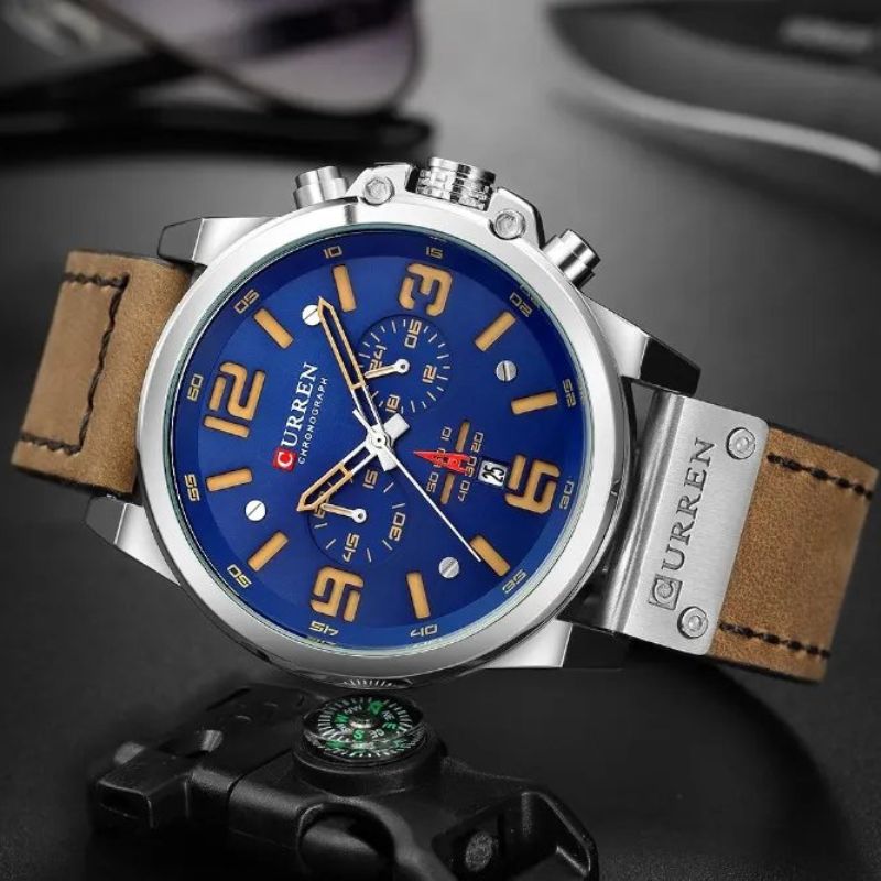Montre à quartz tendance et décontractée