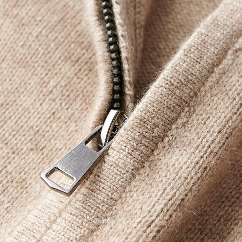 Erik™ | Pull  En Laine avec Fermeture Zippée
