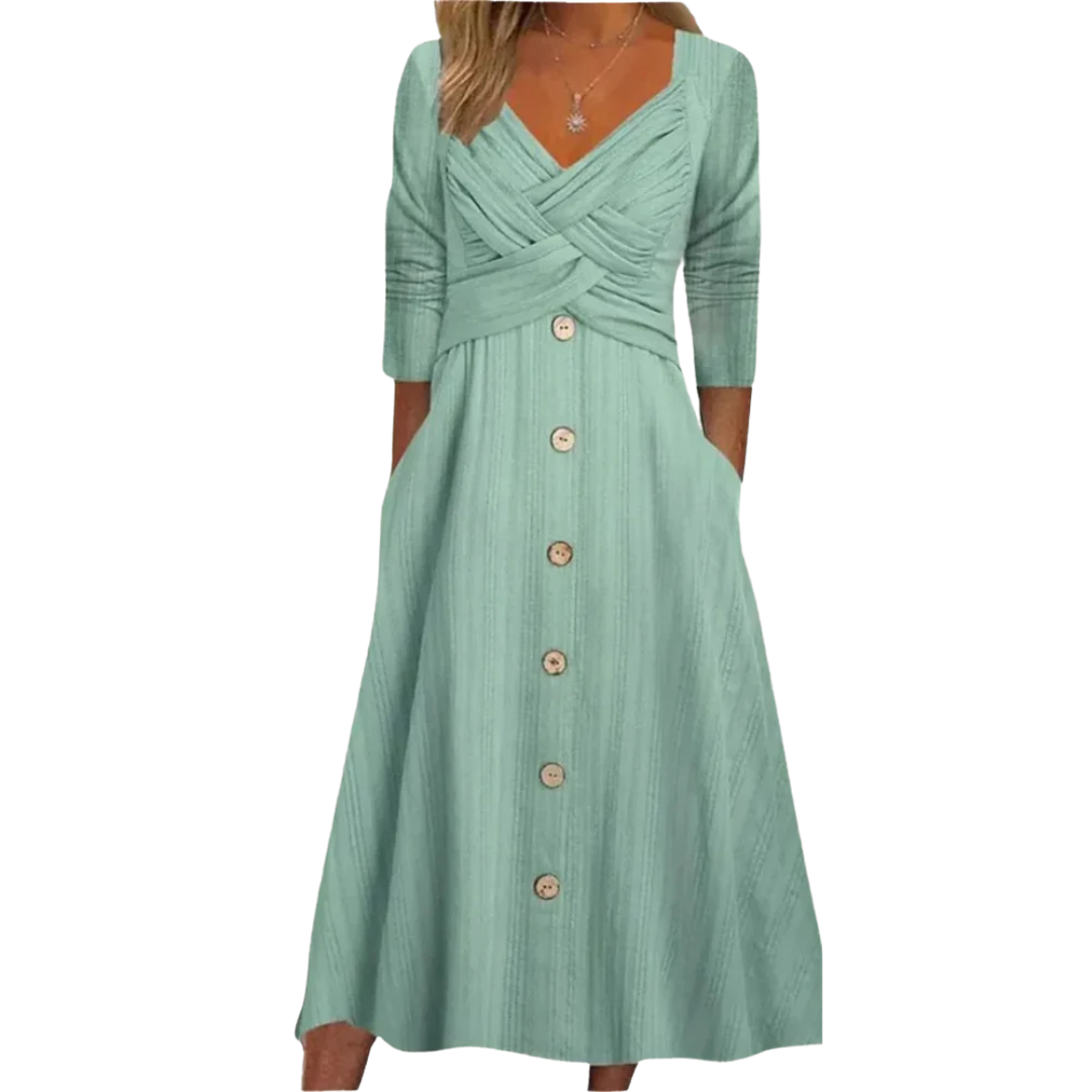 Ella™ - Robe élégante avec coupe couvrante pour le ventre