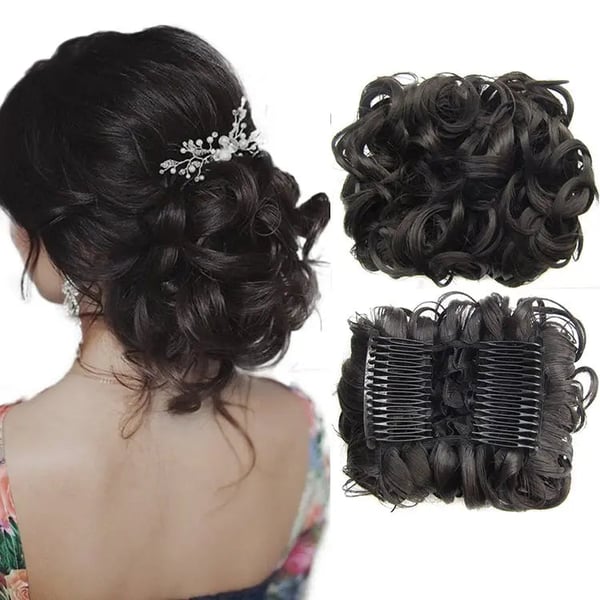 Chignon Désordonné Curly Bun - Pour un look chic