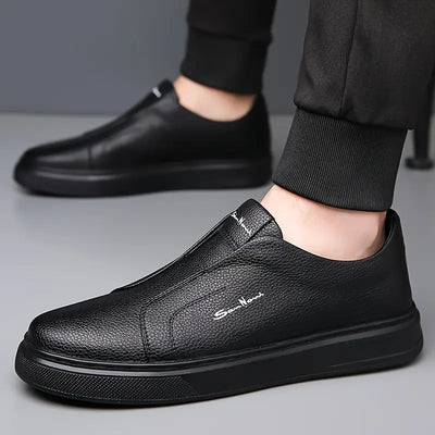 Chaussures en cuir à enfiler
