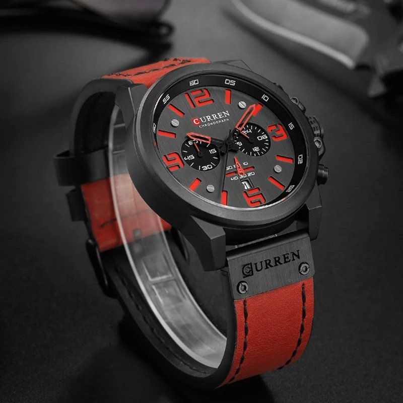 Montre à quartz tendance et décontractée