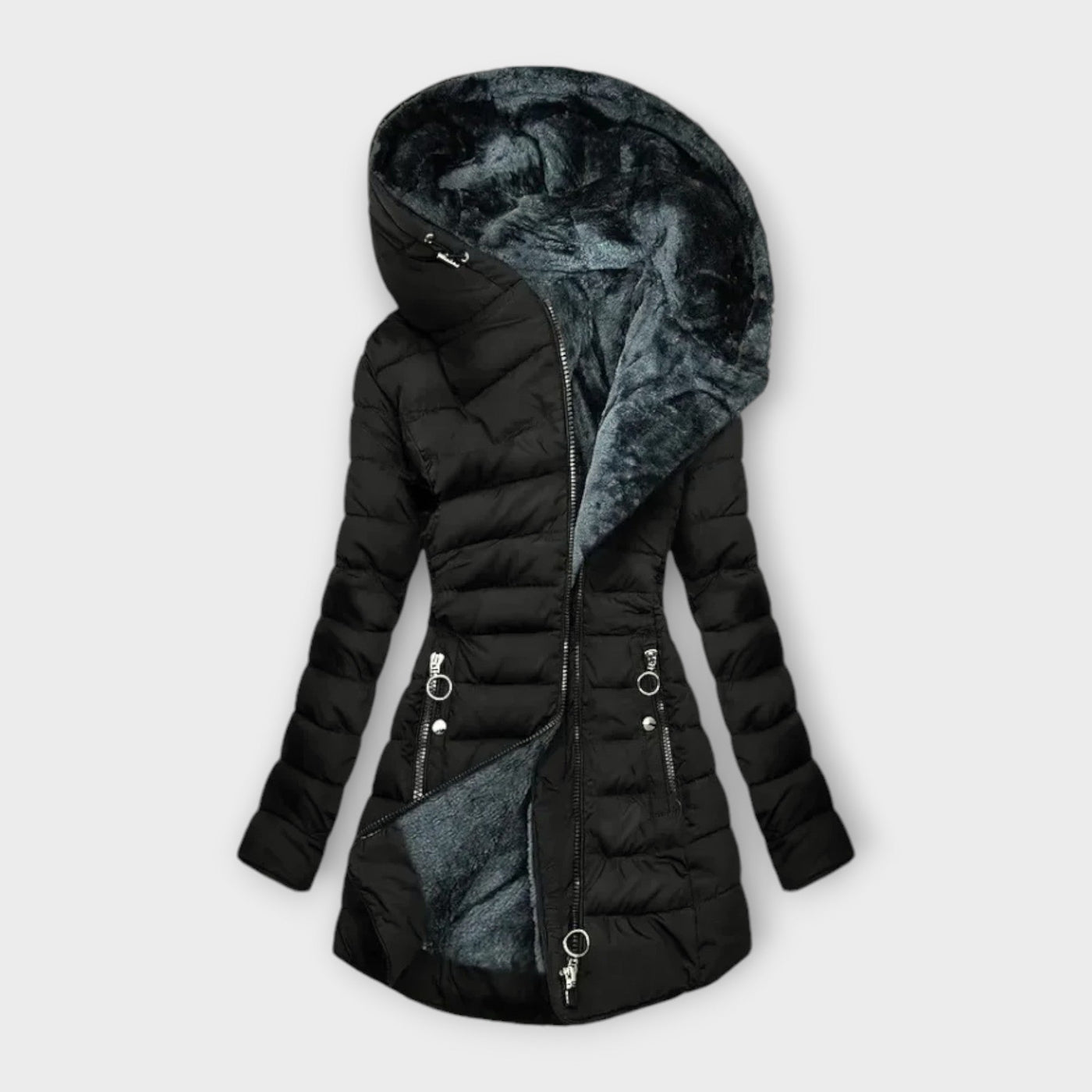 Kori - Manteau en fausse fourrure douillette