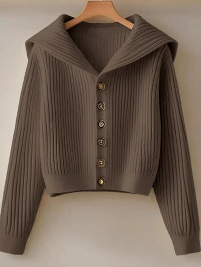 Cardigan en maille côtelée Melina