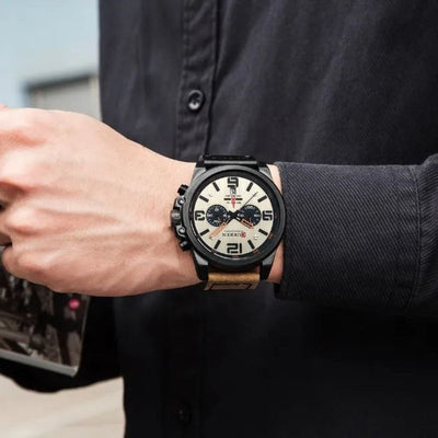 Montre à quartz tendance et décontractée
