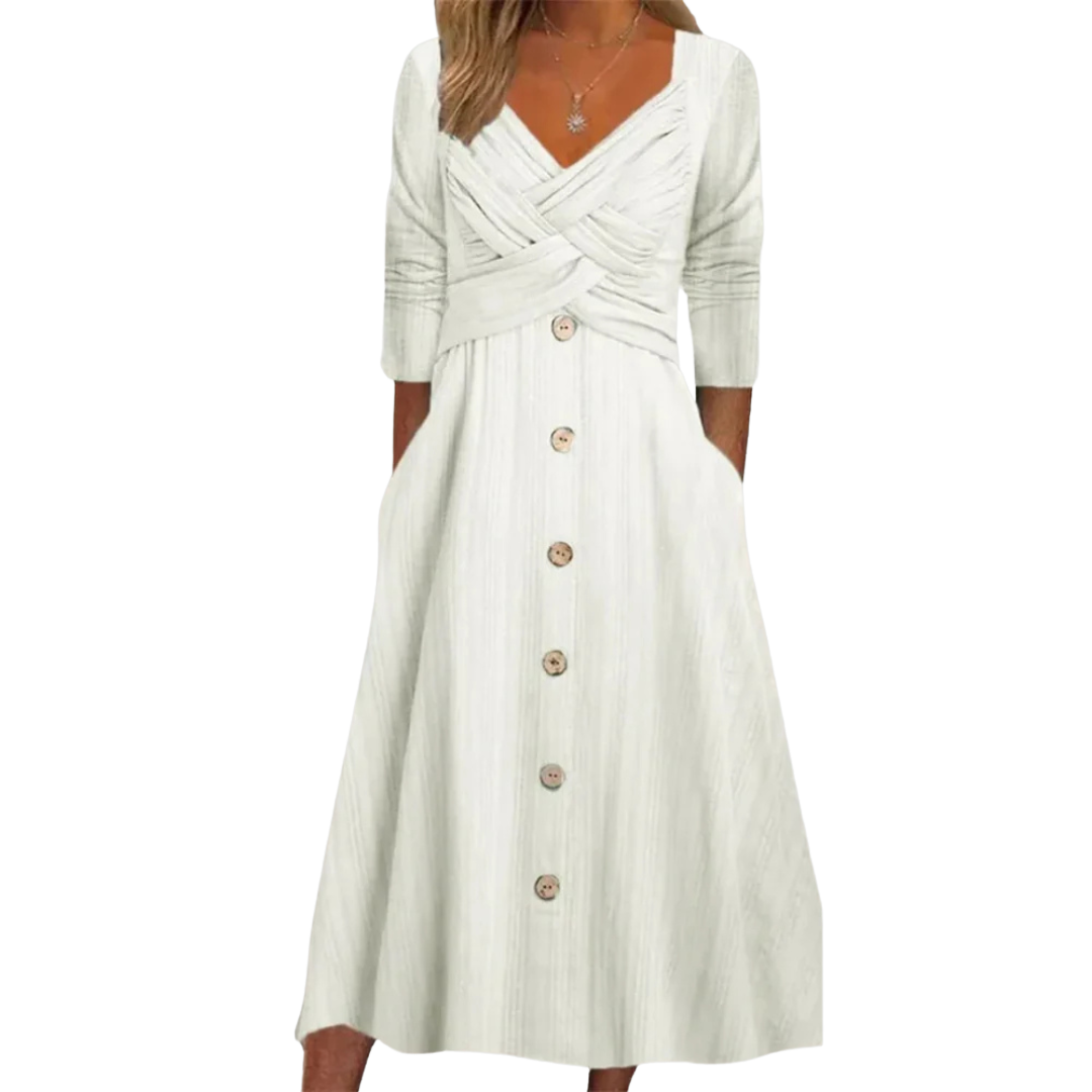 Ella™ - Robe élégante avec coupe couvrante pour le ventre