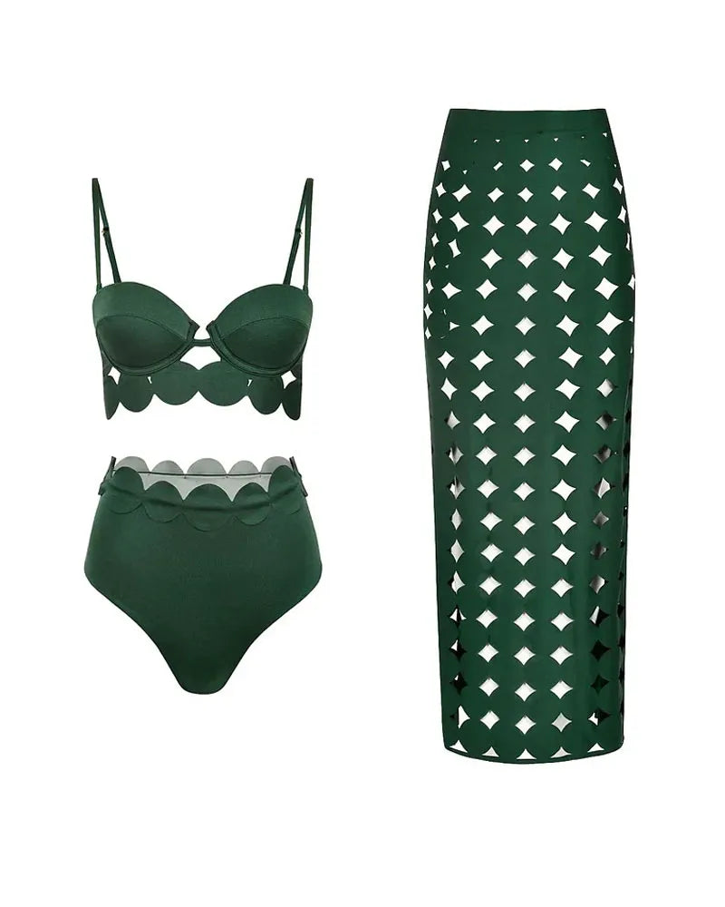 Maillot de bain une pièce et jupe ADRIANA®