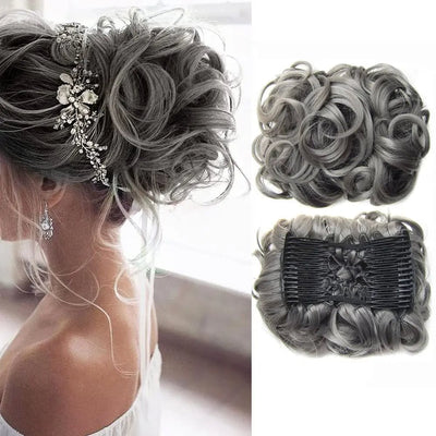 Chignon Désordonné Curly Bun - Pour un look chic