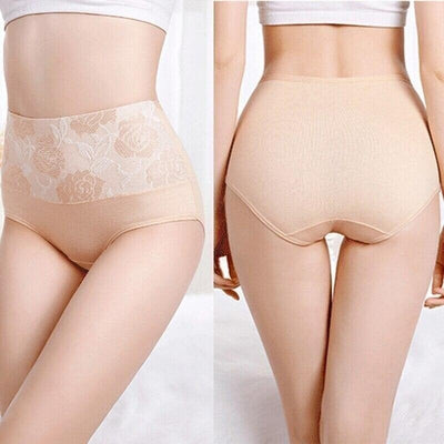 Lot de 3 culottes taille haute en coton