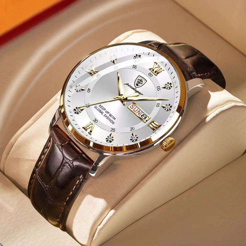 Montre pour homme étanche et lumineuse