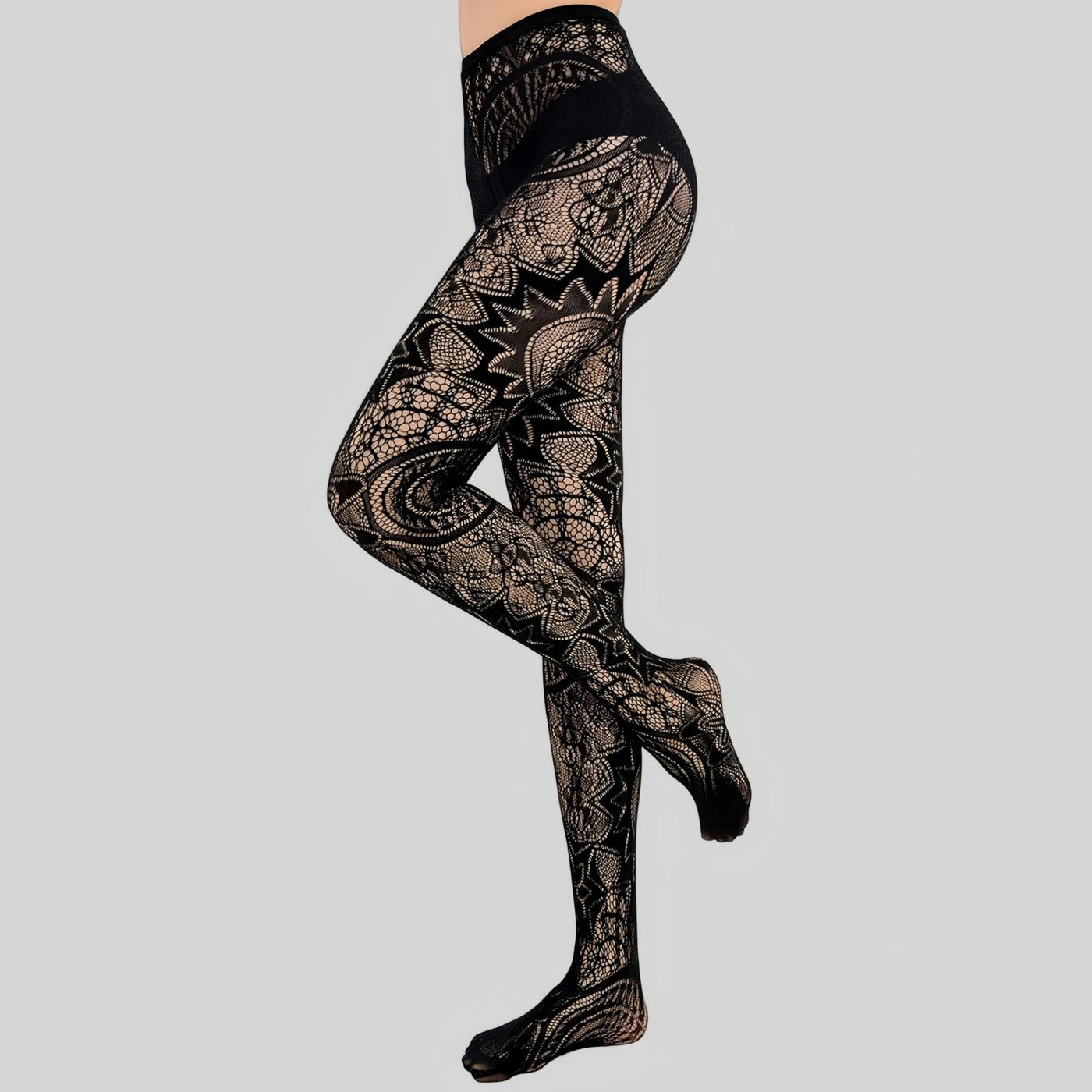 GlamNet™ Collants en Résille Style Tatoo | Taille Unique