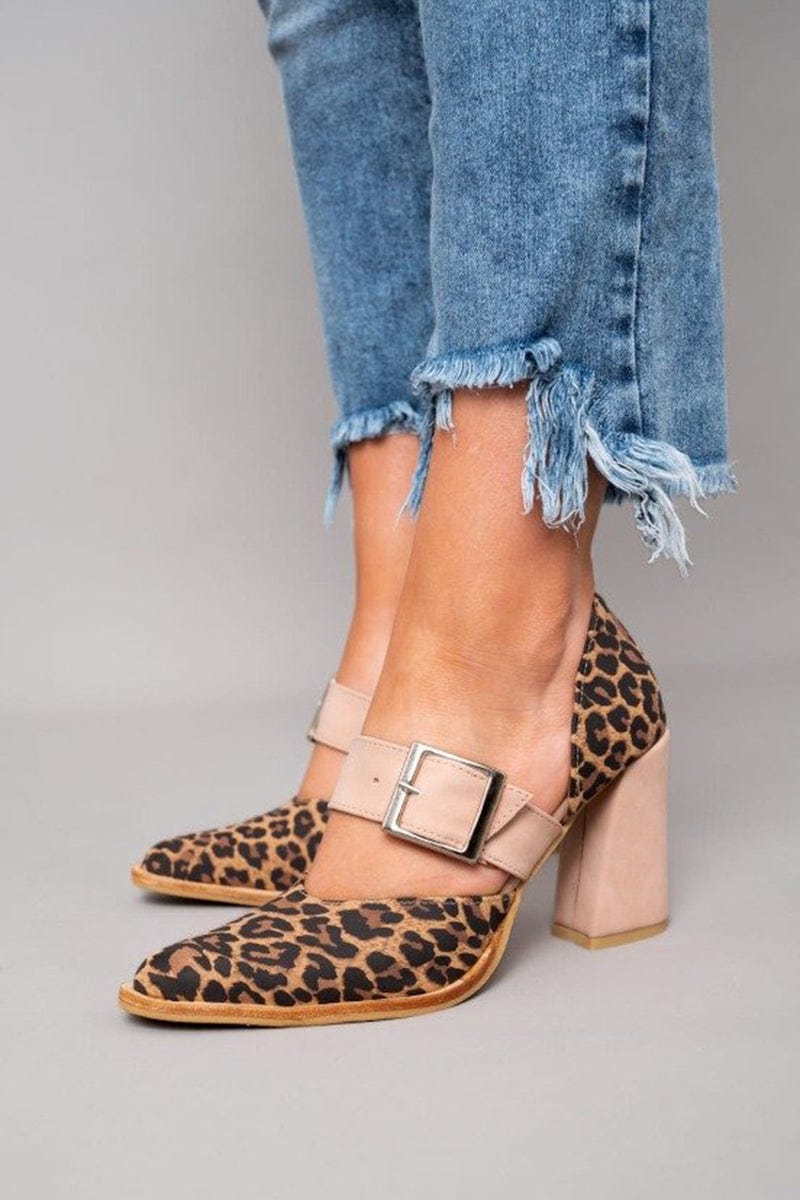 Talons en daim Leopard Avano