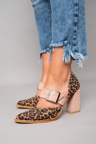 Talons en daim Leopard Avano