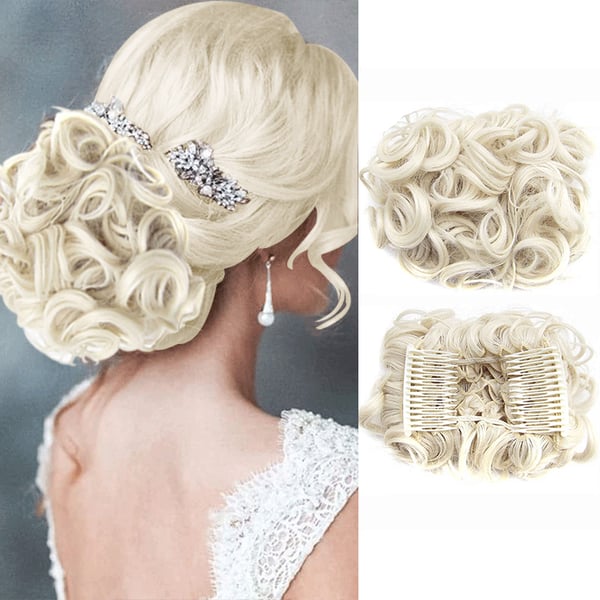 Chignon Désordonné Curly Bun - Pour un look chic
