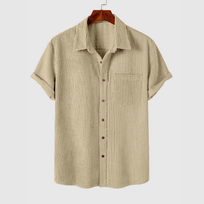 Chemise en velours côtelé côtier