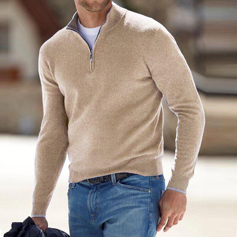 Erik™ | Pull  En Laine avec Fermeture Zippée