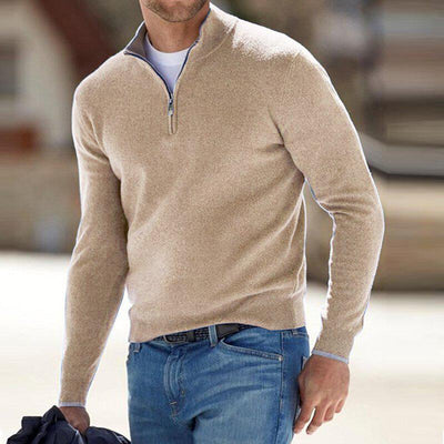 Erik™ | Pull  En Laine avec Fermeture Zippée