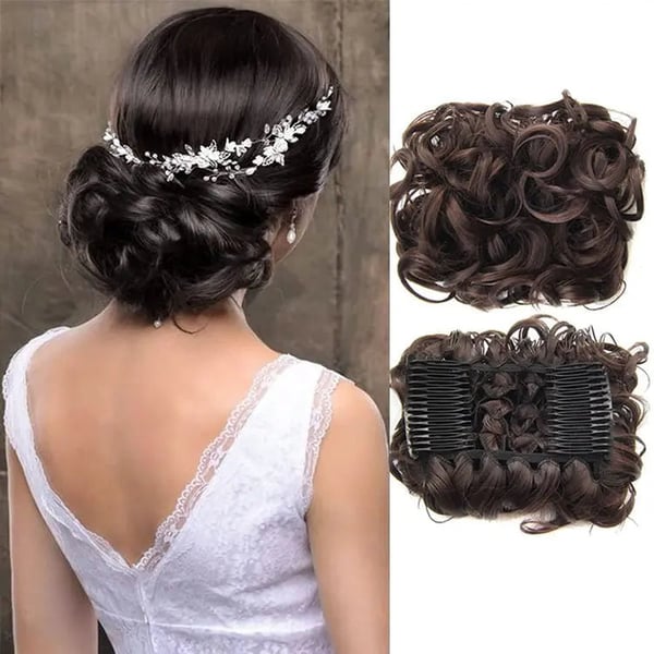 Chignon Désordonné Curly Bun - Pour un look chic
