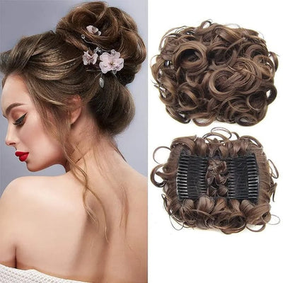 Chignon Désordonné Curly Bun - Pour un look chic