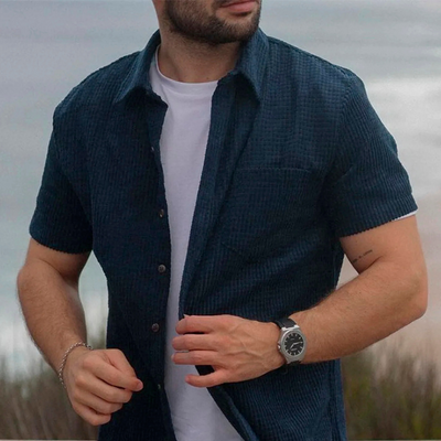 Chemise en velours côtelé côtier