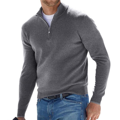 Erik™ | Pull  En Laine avec Fermeture Zippée