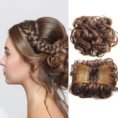 Chignon Désordonné Curly Bun - Pour un look chic